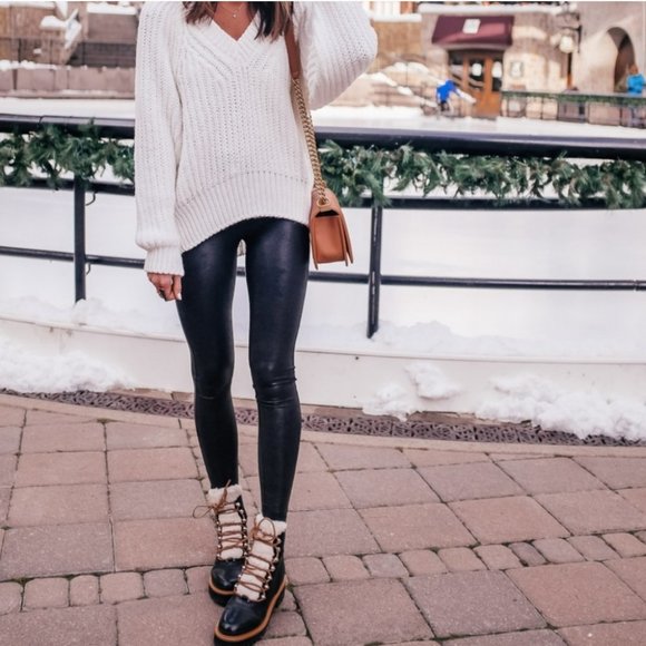 x SOLD x MARC FISHER | Izzie Boot Shearling Leather Black 7 M NWOT - Picture 7 of 16